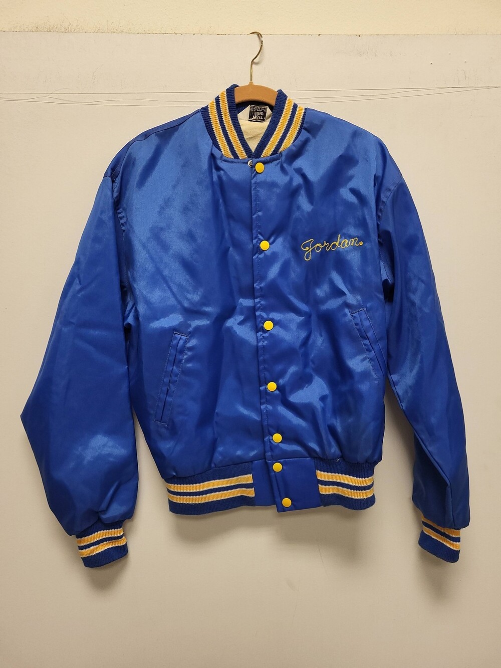Vintage West Wind Buccaneer Jacket East Meadow Aux Police Gun Club Blue Size M
